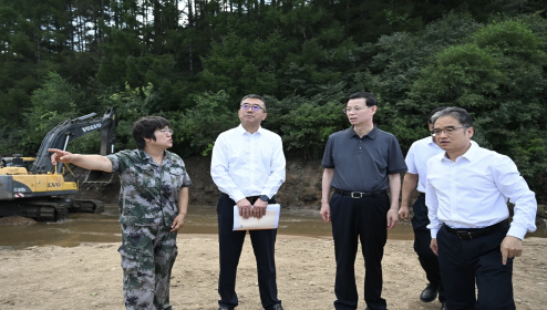 许昆林在抚顺市检查督导灾后重建工作